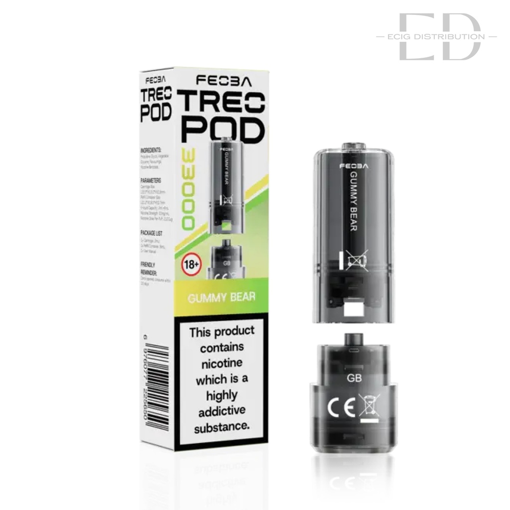 Feoba Treo 33K Refillable Pod - Gummy Bear 20MG