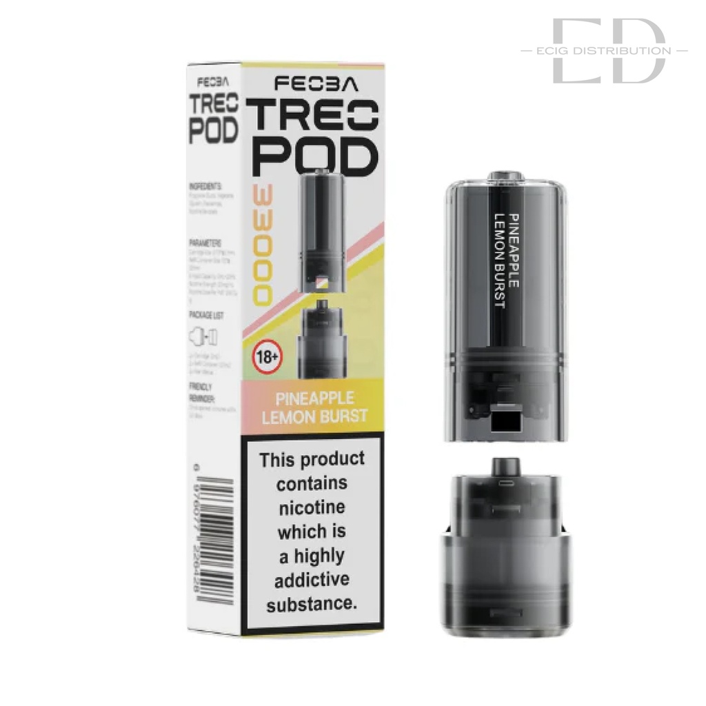 Feoba Treo 33K Refillable Pod - Pineapple Lemon Burst 20MG