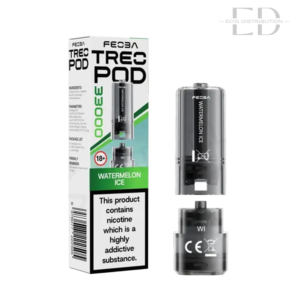 Feoba Treo 33K Refillable Pod - Watermelon Ice 20MG