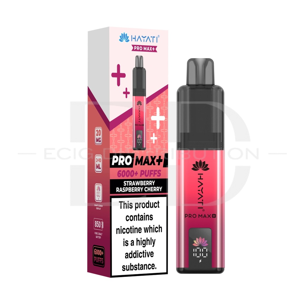 Hayati Pro Max+ Pod Kit - Strawberry Raspberry Cherry 20MG