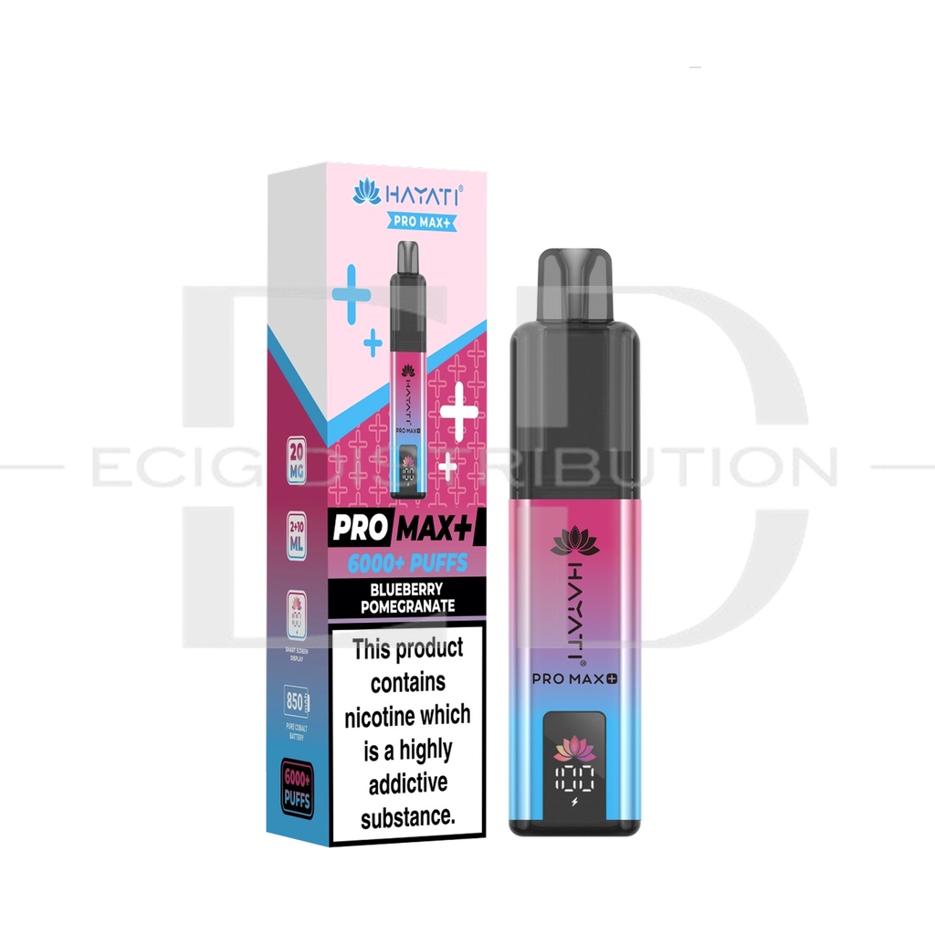 Hayati Pro Max+ Pod Kit - Blueberry Pomegranate 20MG