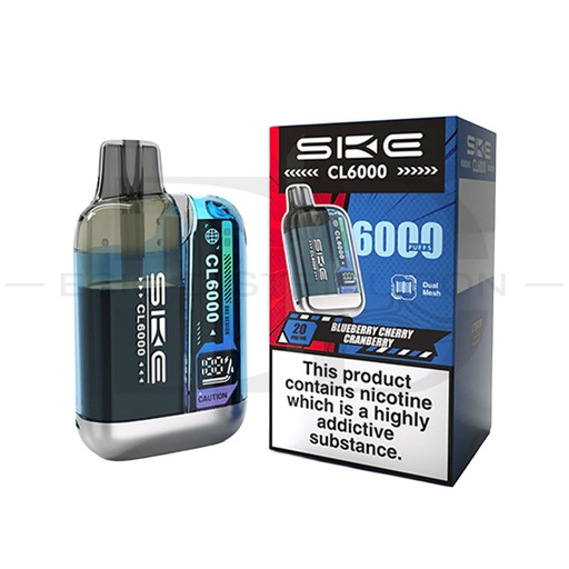[SKECCLPK-BCC] SKE Crystal CL6000 Pod Kit - Blueberry Cherry Cranberry