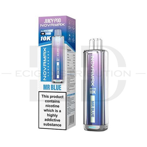 [JUIPNO10KPK-MB] Juicy Pod Novamax 10K Pod Kit - Mr Blue