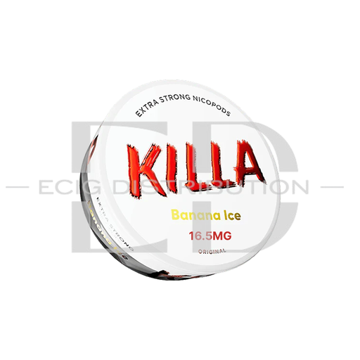 [KILNPO-BI16.5MG] Killa Nicotine Pouches - Banana Ice 16.5MG