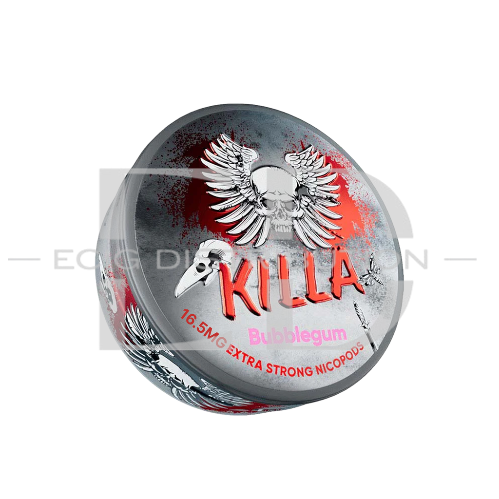 Killa Nicotine Pouches - Bubblegum 16.5MG