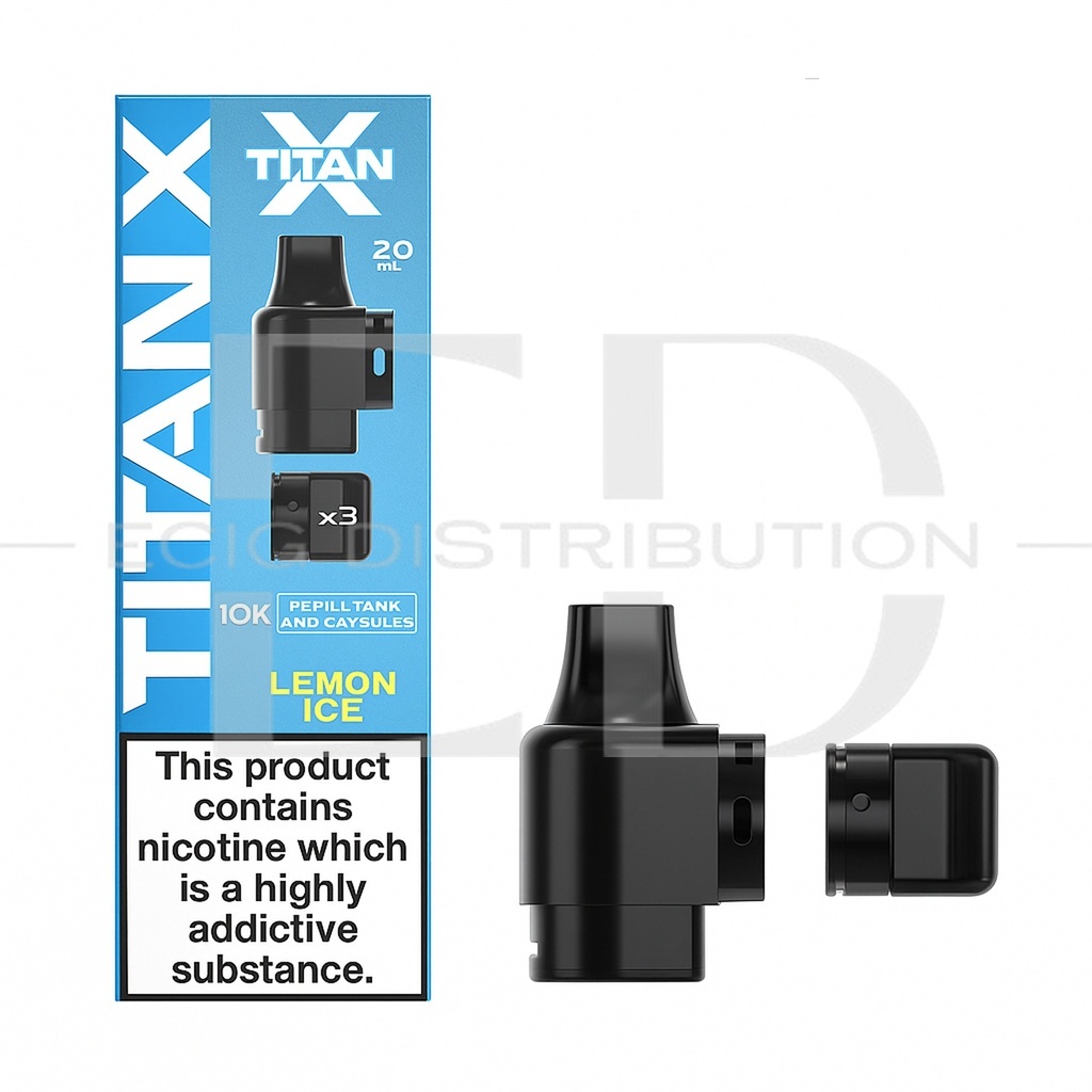 Titan X Refillable Pod - Lemon Ice
