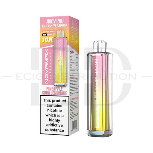 [JUIPNO10KPK-PSL] Juicy Pod Novamax 10K Pod Kit - Pineapple Soda Lemonade