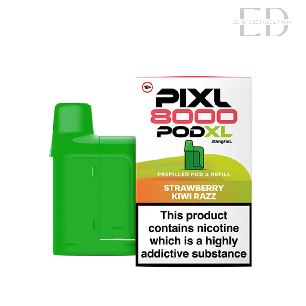 Pixl 8K Refillable Pod - Strawberry Kiwi Razz