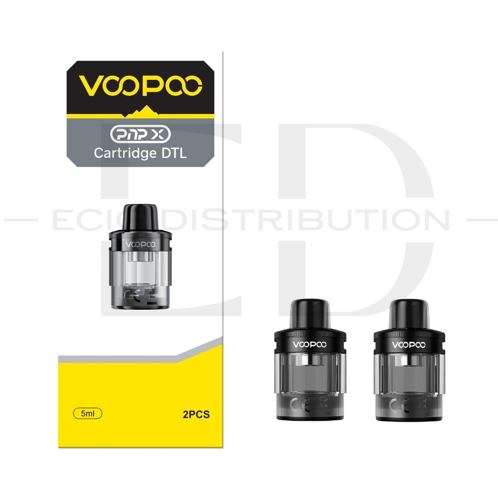 Voopoo PNP X DTL Refillable Pod 2Pcs/Pack - Black XL