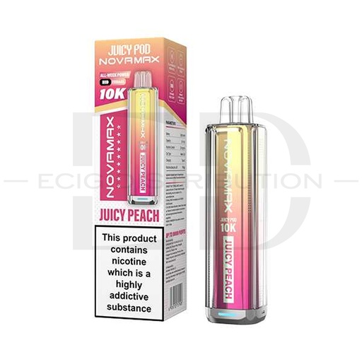 [JUIPNO10KPK-JP] Juicy Pod Novamax 10K Pod Kit - Juicy Peach