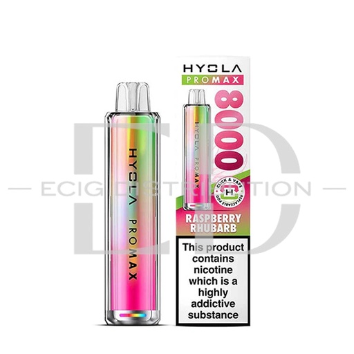 [HYOP8KPK-RR] Hyola Promax 8K Pod Kit - Raspberry Rhubarb