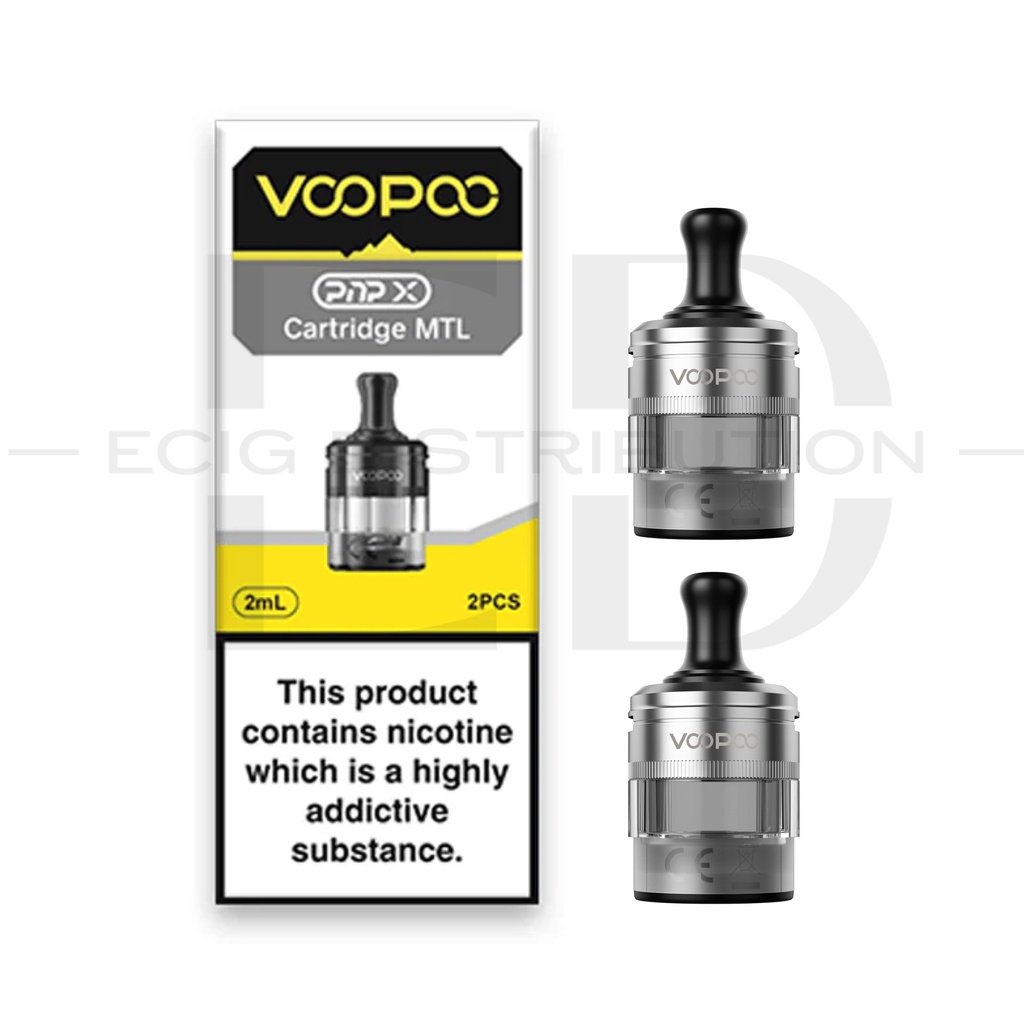 Voopoo PNP X MTL Refillable Pod 2Pcs/Pack - Silver