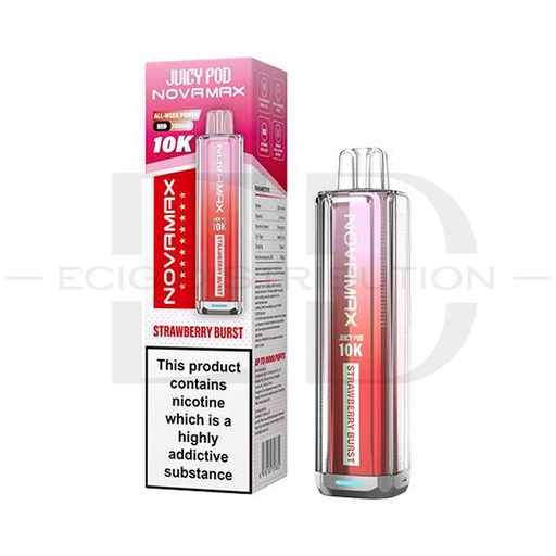 [JUIPNO10KPK-SB] Juicy Pod Novamax 10K Pod Kit - Strawberry Burst