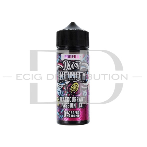 [DOOI10S70/30-BPI0MG] Doozy Infinity 100ML Shortfill 70/30 - Blackcurrant Passion Ice 0MG