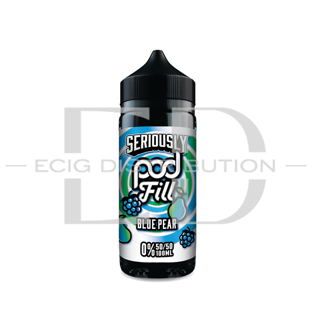 Doozy Seriously Pod Fill 100ML 50/50 - Blue Pear 0MG