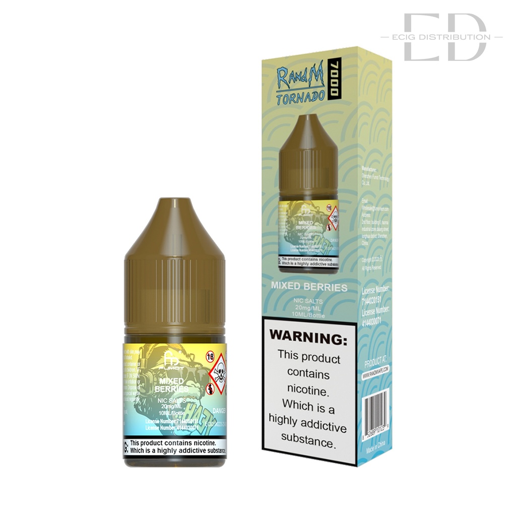 Fumot RandM Nic Salts - Mixed Berries 20MG