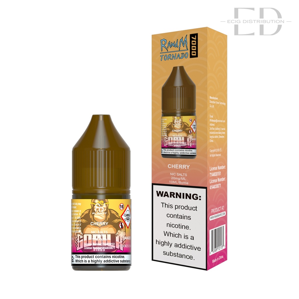 Fumot RandM Nic Salts - Cherry 20MG