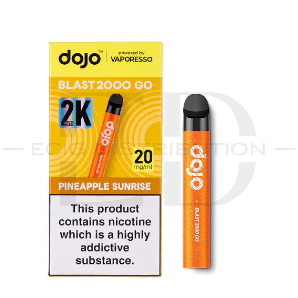 Vaporesso Dojo Blast 2000 Go Pod Kit - Pineapple Sunrise 20MG