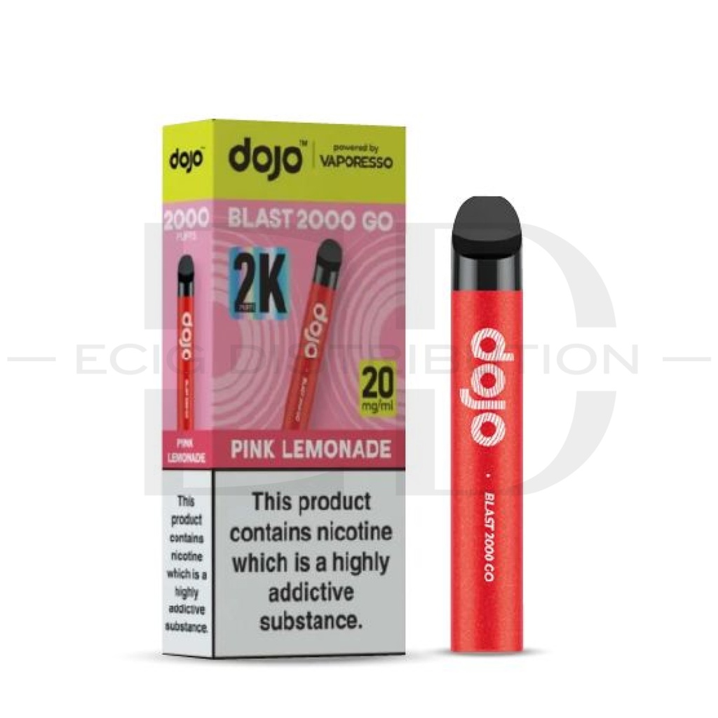 Vaporesso Dojo Blast 2000 Go Pod Kit - Pink Lemonade 20MG