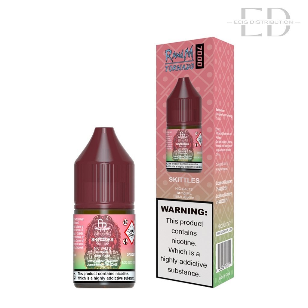 Fumot RandM Nic Salts - Skittles 10MG