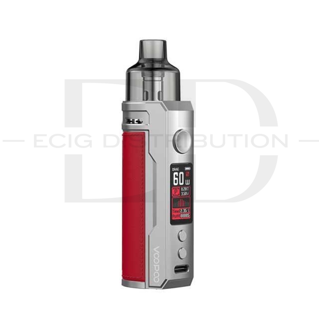 Voopoo Drag S Pod Kit - Silver Red