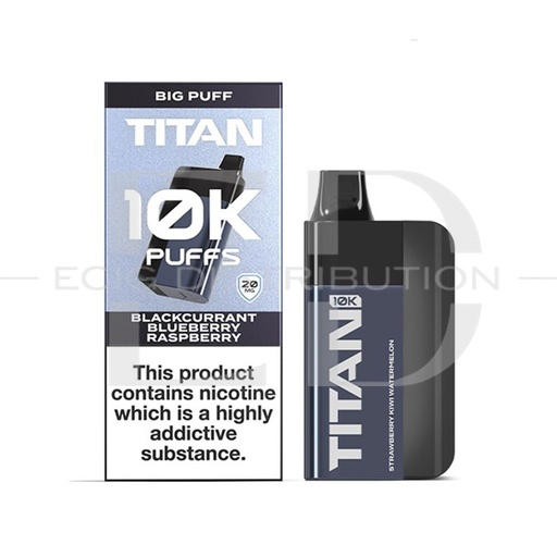 [TIT10KPOK-BBR] Titan 10K Pod Kit - Blackcurrant Blueberry Raspberry