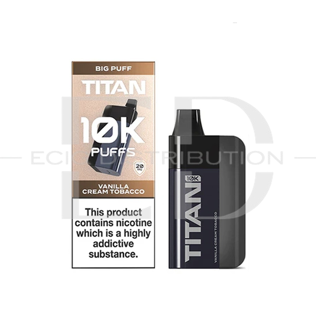 Titan 10K Pod Kit - Vanilla Cream Tobacco