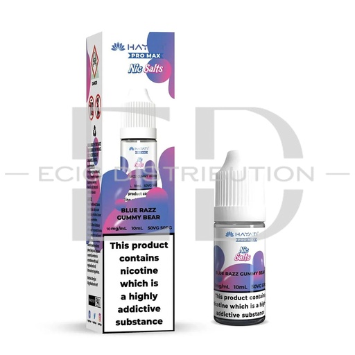 [HAYNSA-BRGB10MG] Hayati Nic Salts - Blue Razz Gummy Bear 10MG