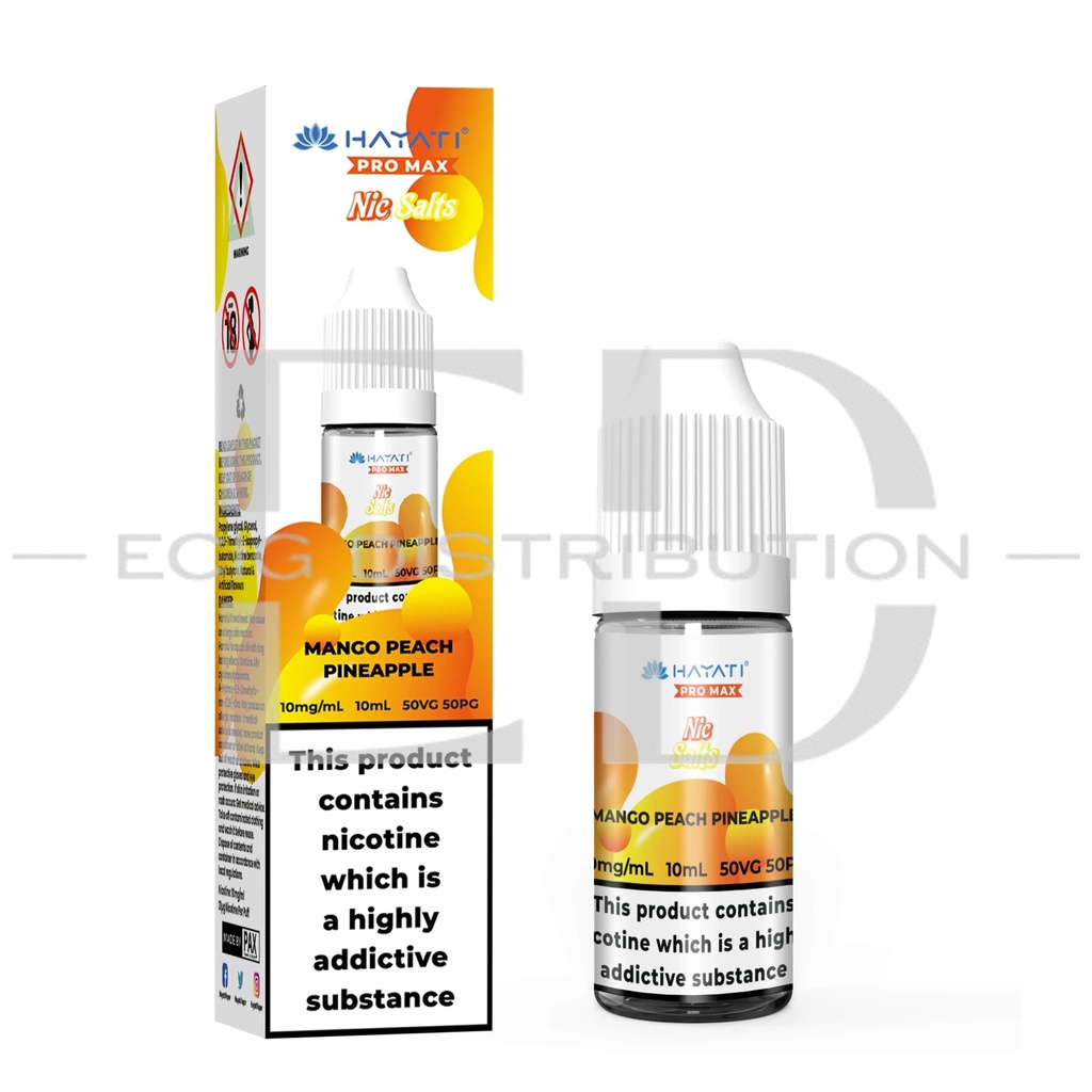 Hayati Nic Salts - Mango Peach Pineapple 10MG