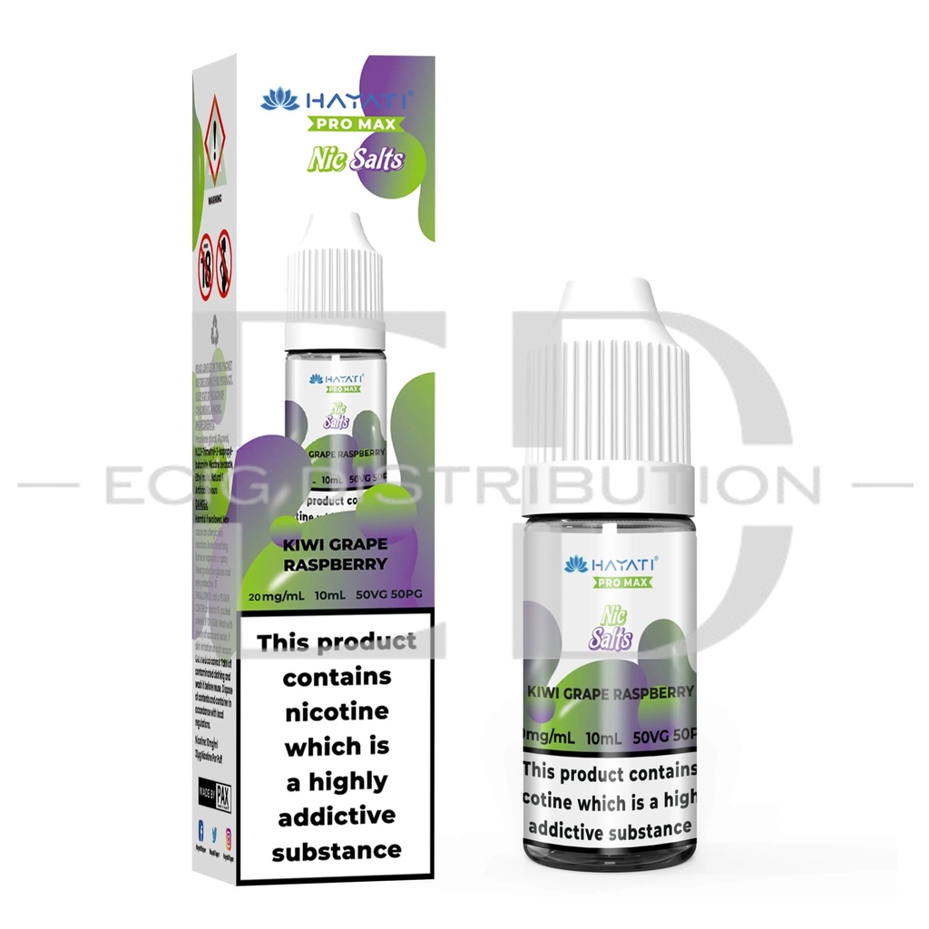 Hayati Nic Salts - Kiwi Grape Raspberry 20MG