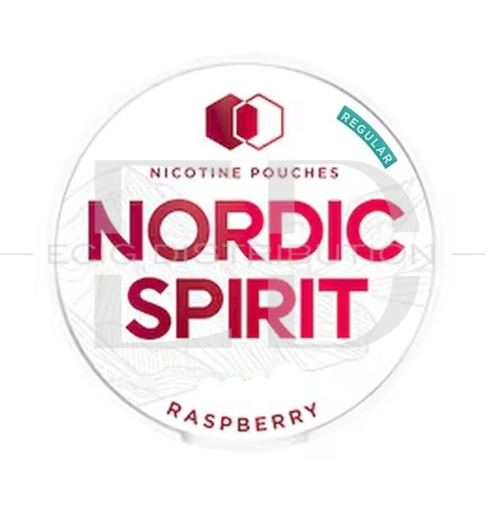 [NORSRENP-R] Nordic Spirit Regular Nicotine Pouches - Raspberry