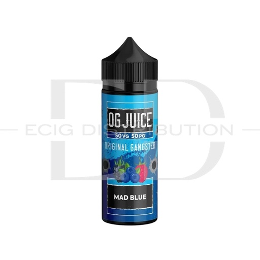 [OG100MLSH50/50-MB0MG] OG 100ML Shortfills 50/50 - Mad Blue 0MG