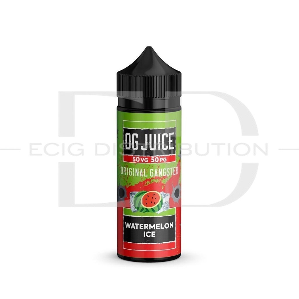 OG 100ML Shortfills 50/50 - Watermelon Ice 0MG