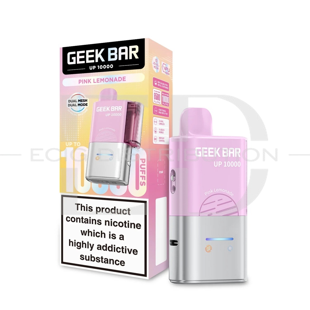 Geekbar UP 10K Pod Kit - Pink Lemonade 20MG