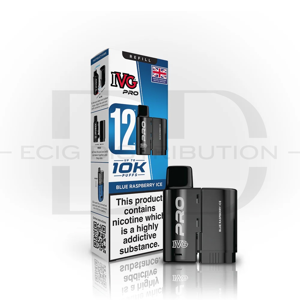 IVG Pro 12 Refillable Pod - Blue Razz Retro 20MG