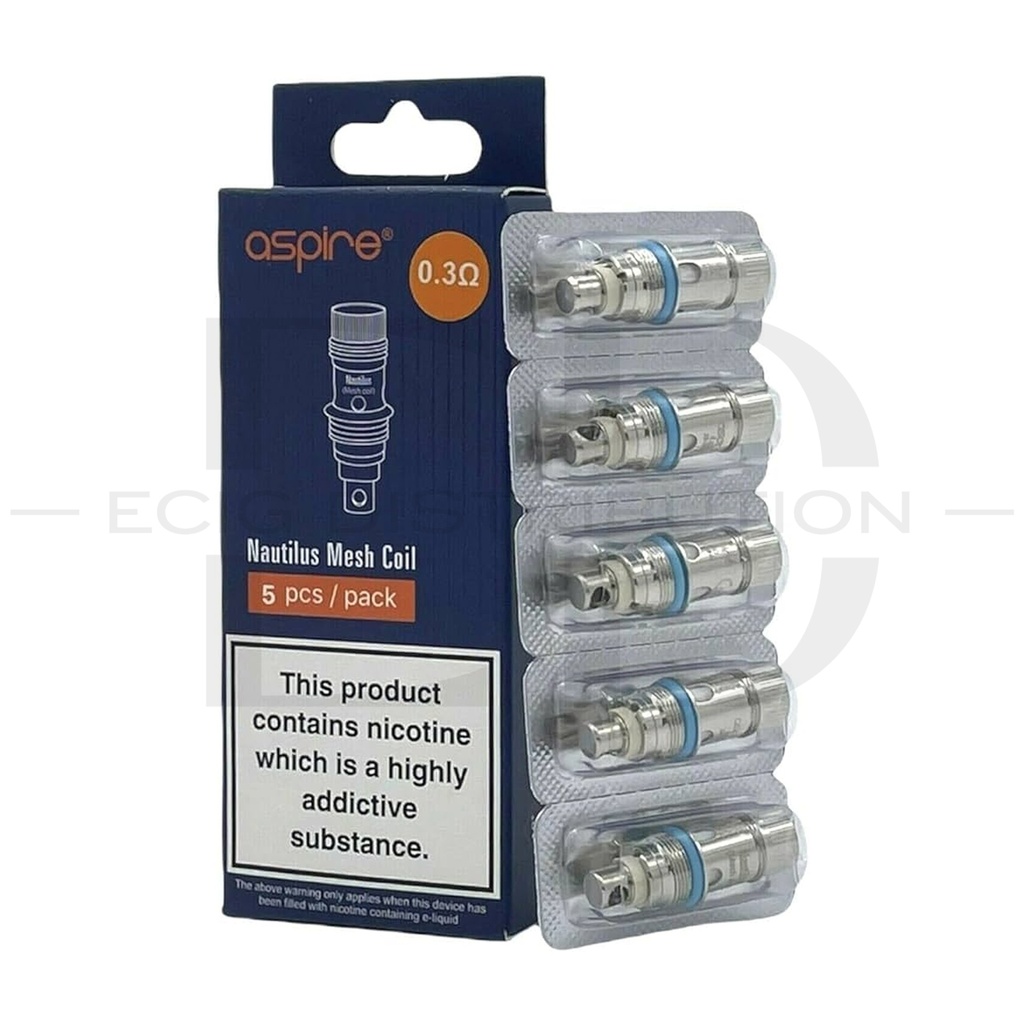 Aspire Nautilus Meshed Coil 5Pcs/Pack - 0.3 Ohm
