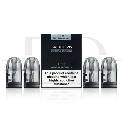 [UWECA2RP4Pcs/Pack-1.2OHM] Uwell Caliburn A2S Refillable Pod 4Pcs/Pack - 1.2 Ohm