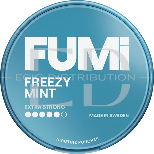 [FUMESTNP-FM11MG] Fumi Extra Strong Nicotine Pouches - Freezy Mint 11MG 
