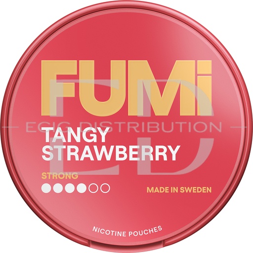 [FUMSNIP-TS8MG] Fumi Strong Nicotine Pouches - Tangy Strawberry 8MG