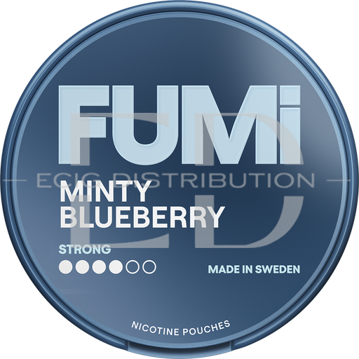 [FUMSNIP-MB8MG] Fumi Strong Nicotine Pouches - Minty Blueberry 8MG