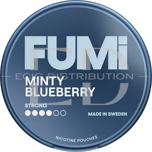 [FUMSNIP-MB8MG] Fumi Strong Nicotine Pouches - Minty Blueberry 8MG