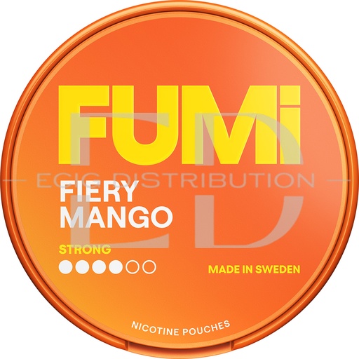 [FUMSNIP-FM8MG] Fumi Strong Nicotine Pouches - Fiery Mango 8MG