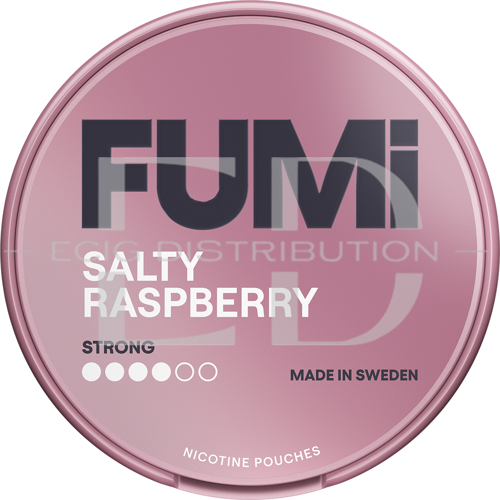 Fumi Strong Nicotine Pouches - Salty Raspberry 8MG 