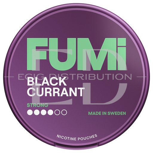 [FUMSNIP-B8MG] Fumi Strong Nicotine Pouches - Blackcurrant 8MG