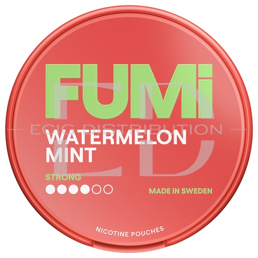 [FUMSNIP-WM8MG] Fumi Strong Nicotine Pouches - Watermelon Mint 8MG