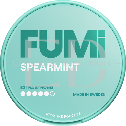 [FUMESTNP-S11MG] Fumi Extra Strong Nicotine Pouches - Spearmint 11MG