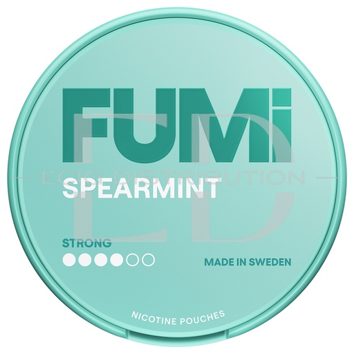 [FUMSNIP-S8MG] Fumi Strong Nicotine Pouches - Spearmint 8MG
