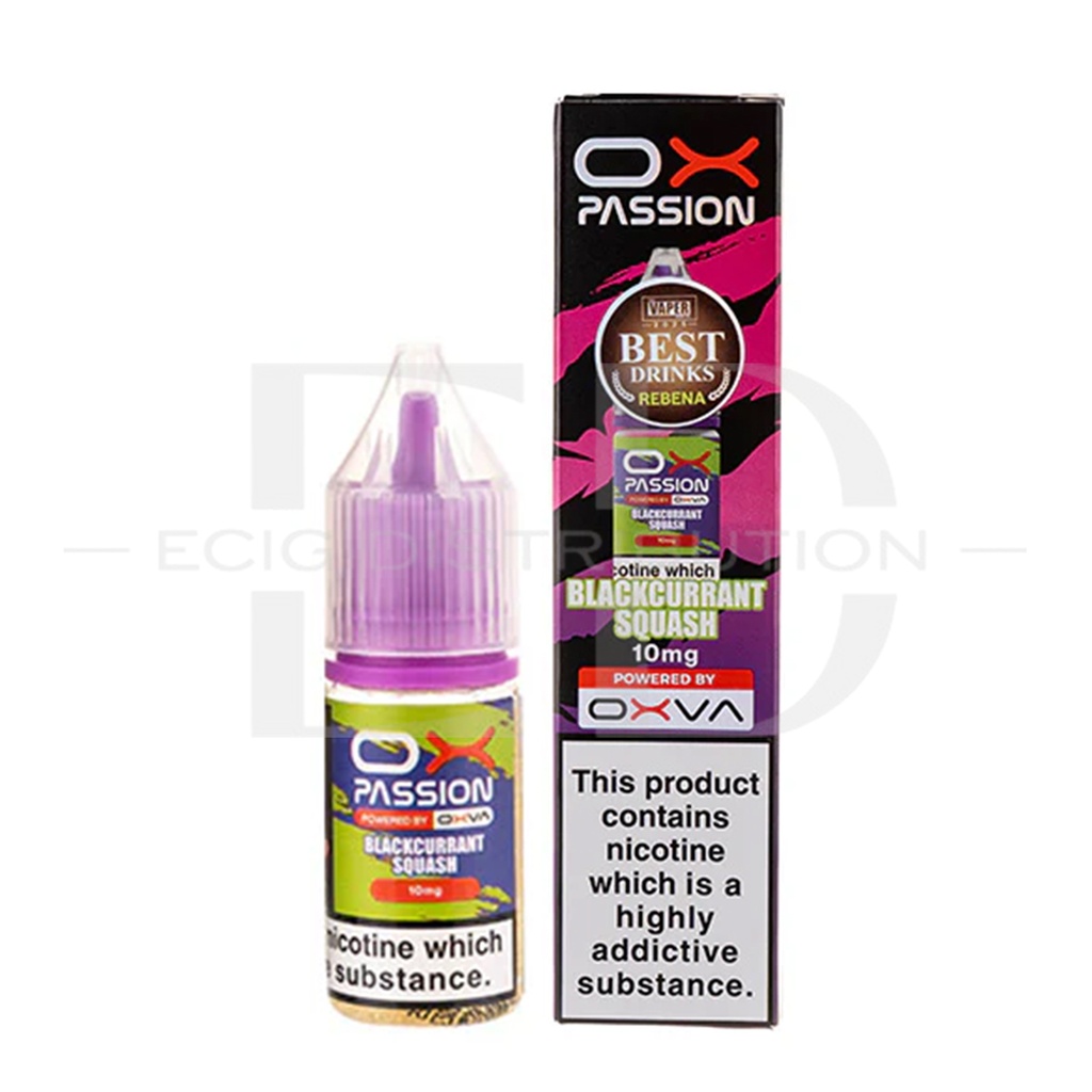 Oxva OX Passion Nic Salt - Blackcurrant Squash 10MG 