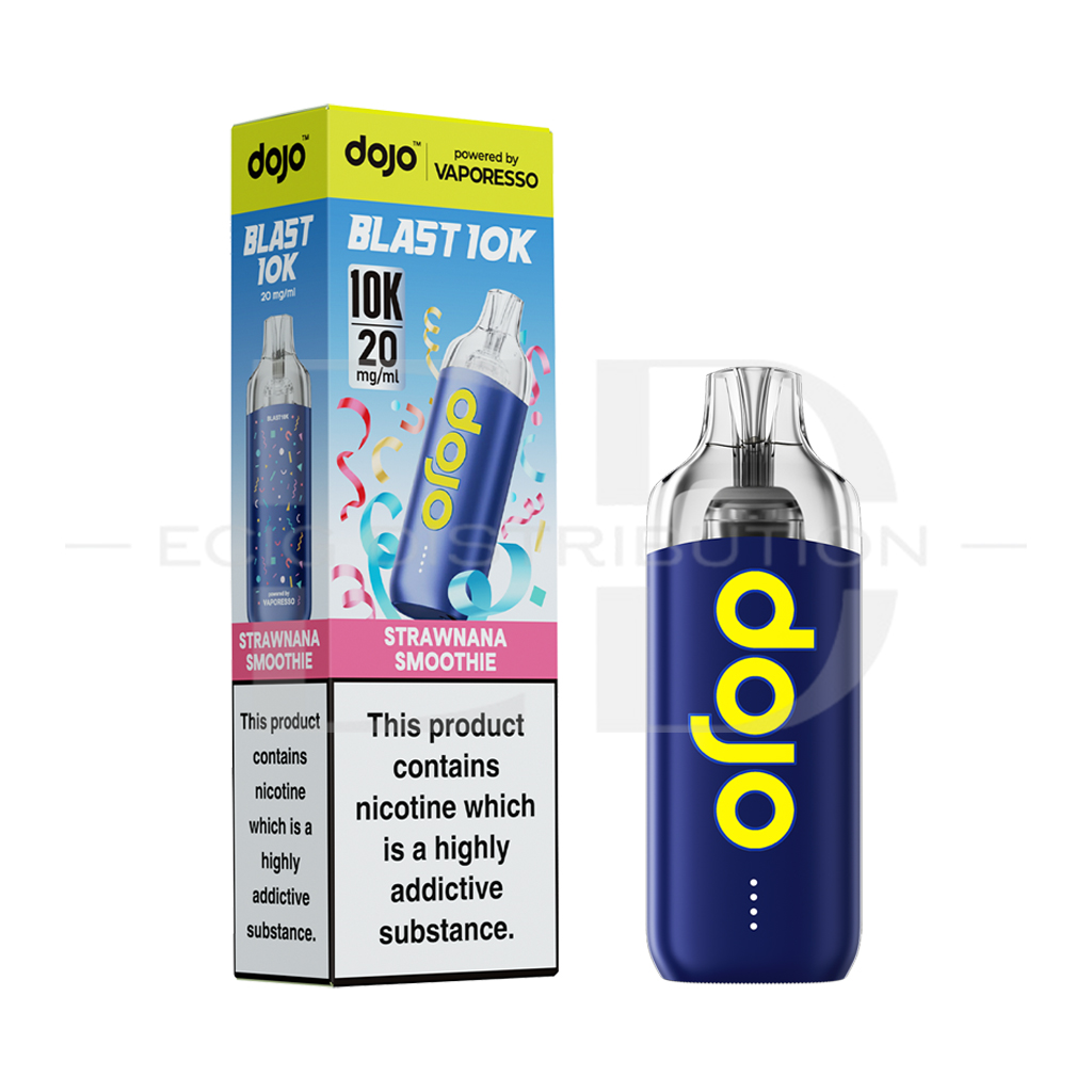 Vaporesso Dojo Blast 10K Pod Kit - Strawnana Smoothie 20MG 