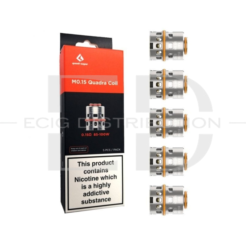 Geekvape M Quadra Coil 5Pcs/Pack - 0.15 Ohm